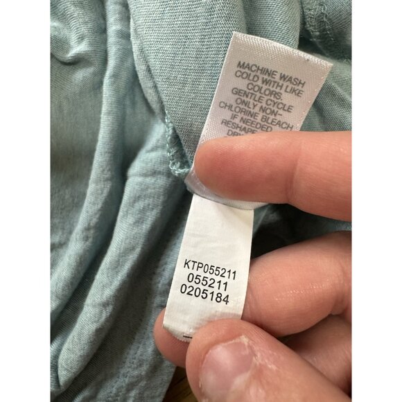 J. Jill Women Embroidered Popover Tunic Size XL 3/4 Sleeve V Neck Lightweight - Picture 10 of 11